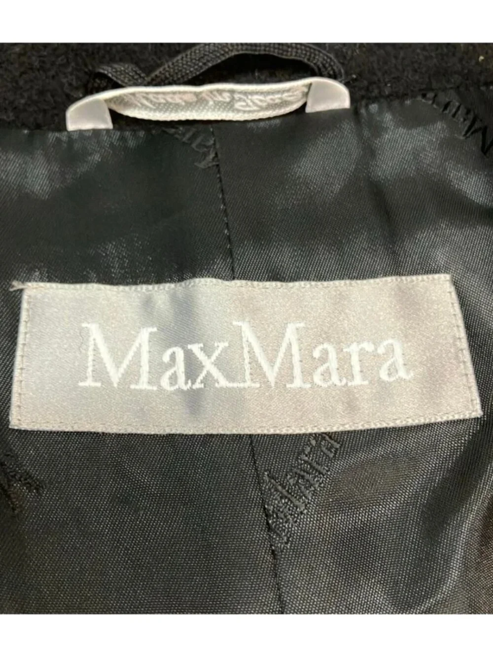 ★SOLD★ Max Mara Coat Long Wool Mrs & Elegance Pea 38 - Picture 3 of 8
